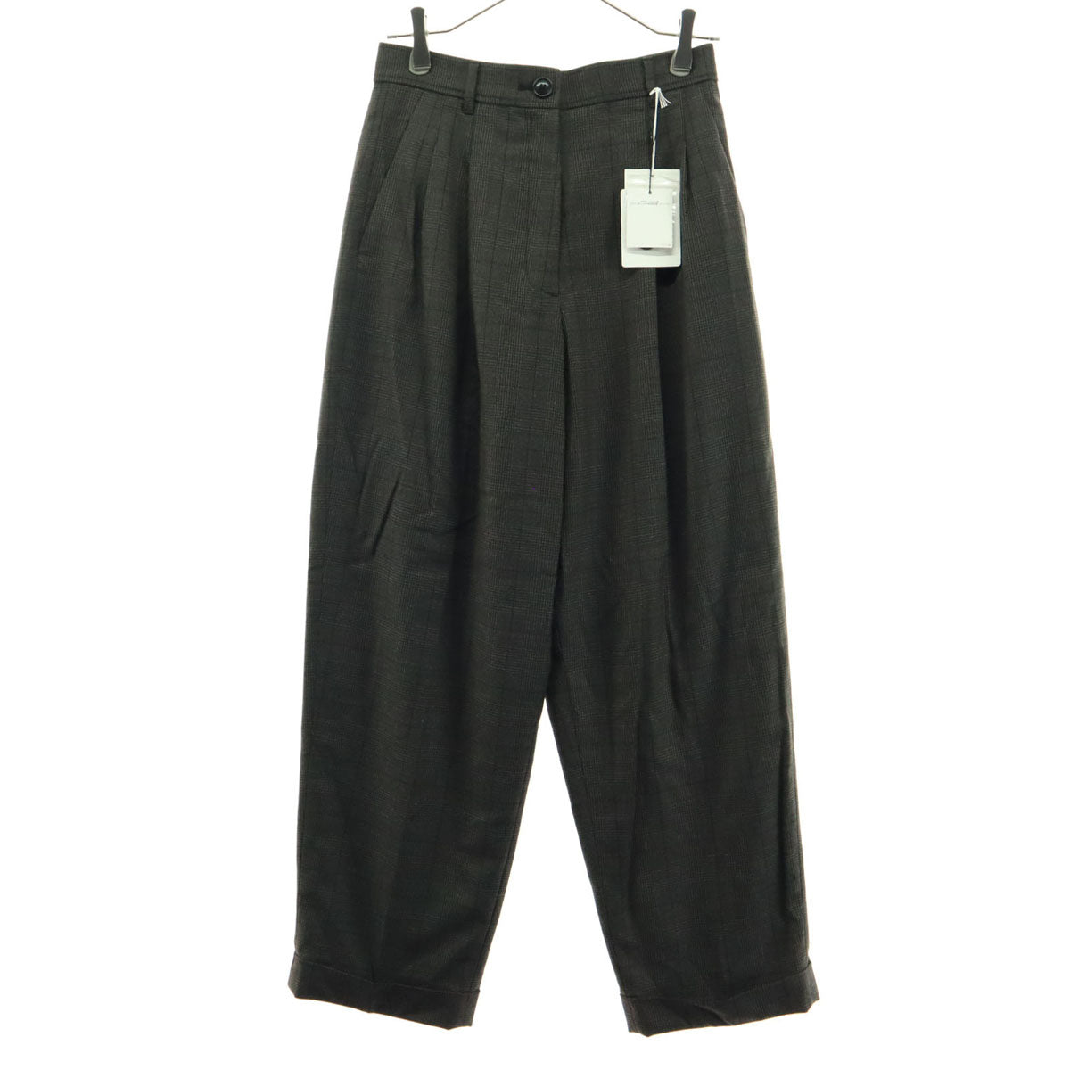 未使用 PLST プラステ ロングパンツ M ブラック レディース