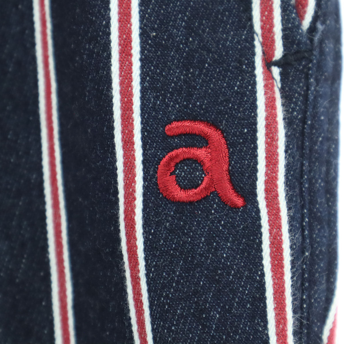 美品 ARCHIVIO アルチビオ ストライプ柄 ゴルフ ロングパンツ 48 ブラック メンズ