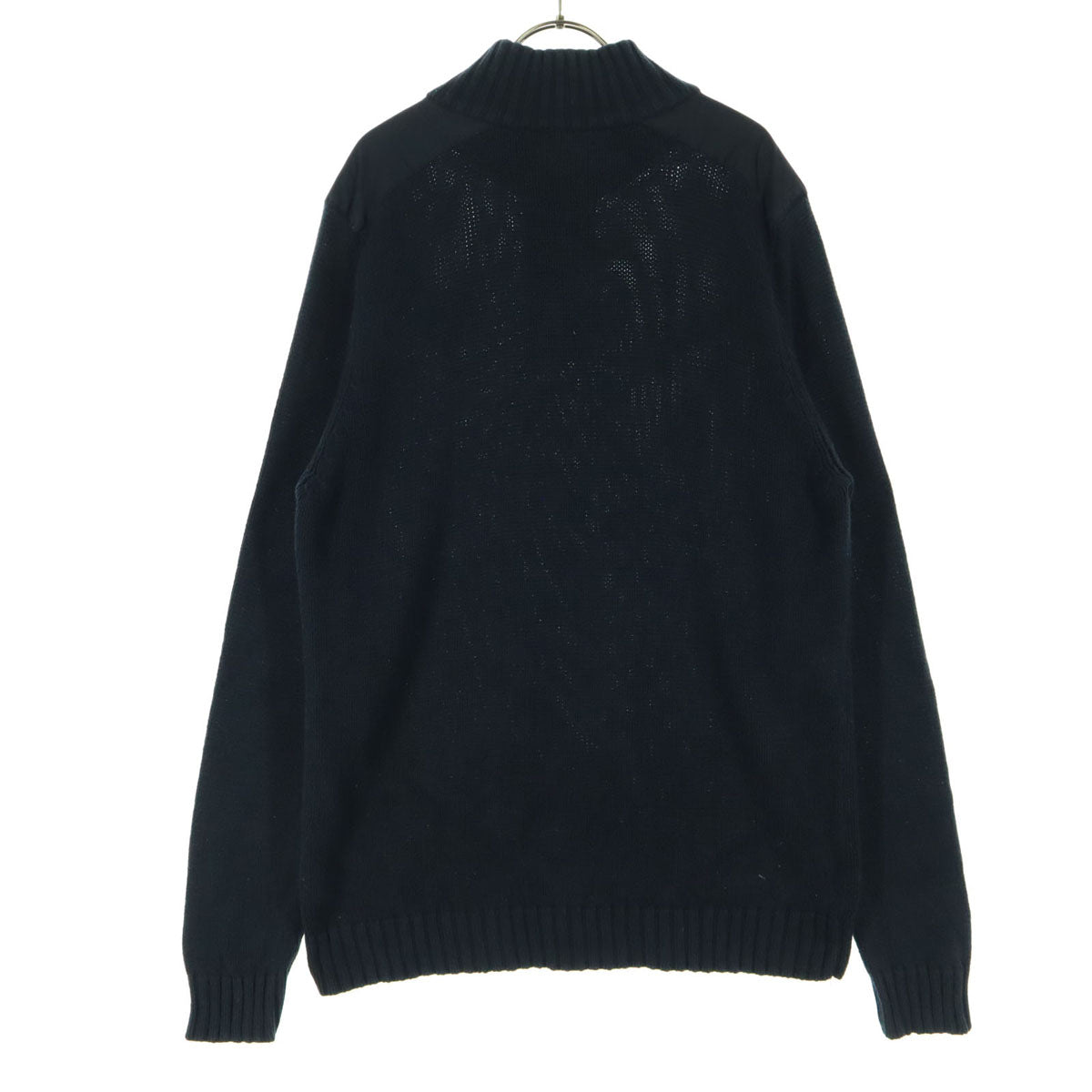 Borussia Dortmund ボルシアドルトムント 長袖 ハーフジップ ニット XL ブラック メンズ