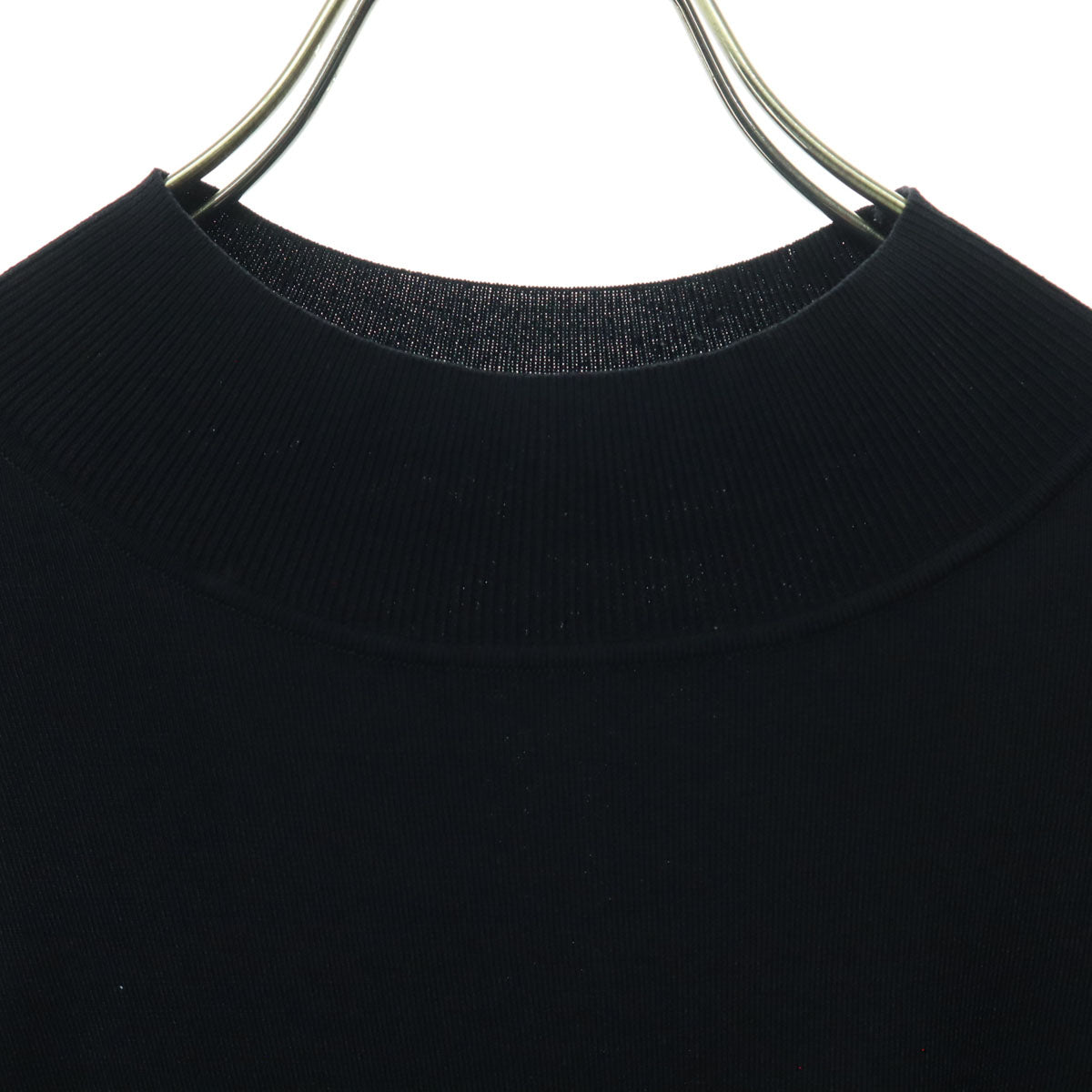 美品 Mila Owen ミラオーウェン ノースリーブ ハイゲージ 薄手 ニットベスト FREE ブラック 09WNT232010 レディース