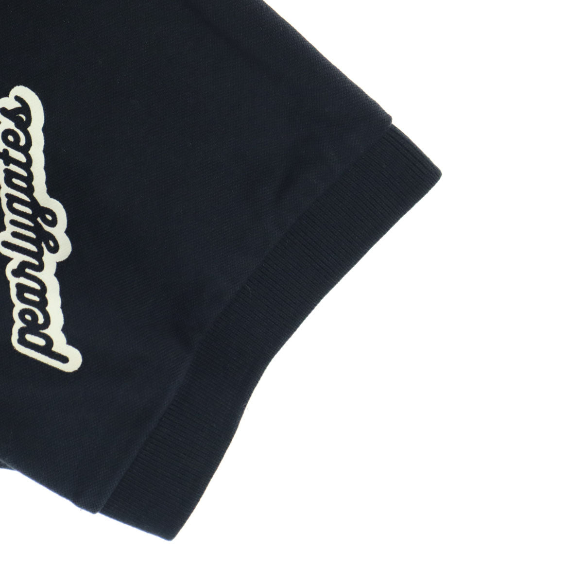 美品 PEARLY GATES パーリーゲイツ プリント ゴルフ 半袖 ポロシャツ 6 ブラック メンズ