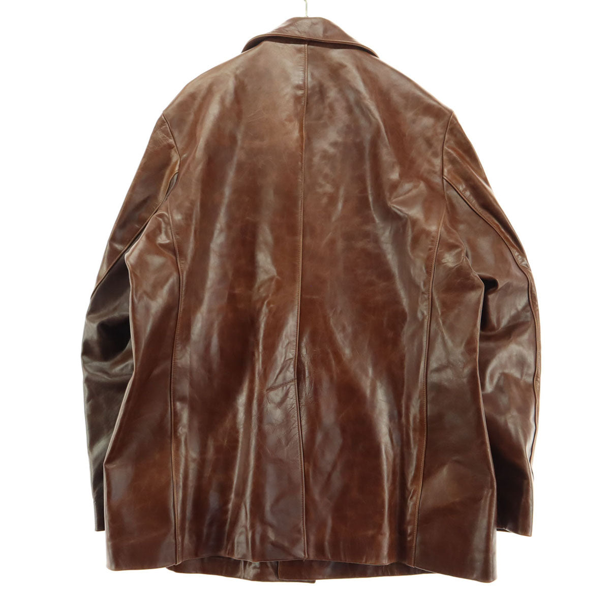 SCHAFFEN シャッフェン 馬革 レザーコート 4 ブラウン メンズ