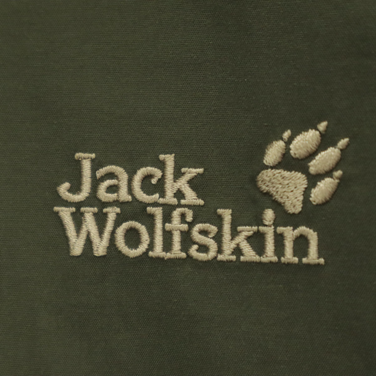 美品 Jack Wolfskin ジャックウルフスキン 長袖 マウンテンパーカー M カーキ メンズ