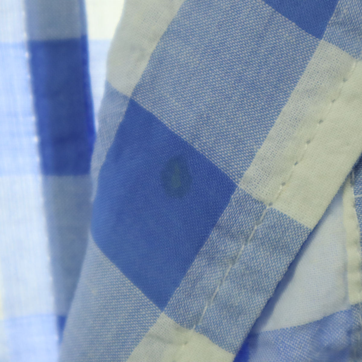 giannetta ジャンネット イタリア製 チェック柄 長袖 ジャケット 48 ブルー メンズ