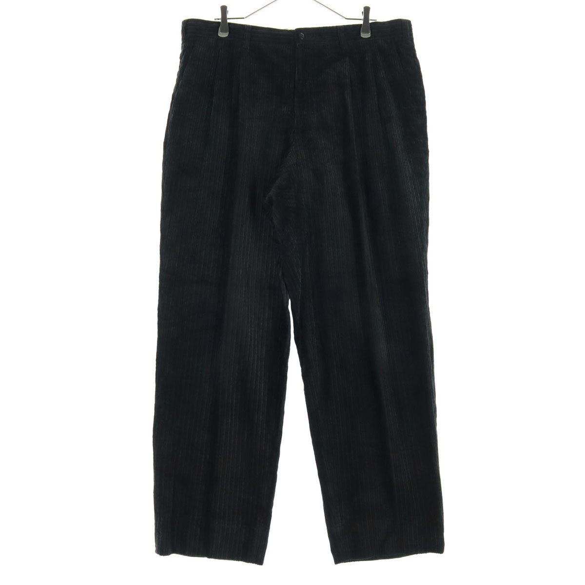 LANVIN CLASSIQUE ランバン クラシック 太畝 コーデュロイパンツ 97 ブラック メンズ