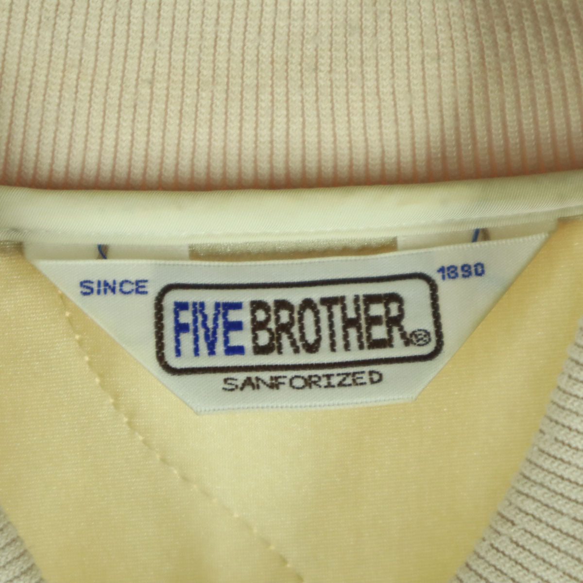 FIVE BROTHER ファイブブラザー 22FW 長袖 キルティングジャケット M アイボリー レディース