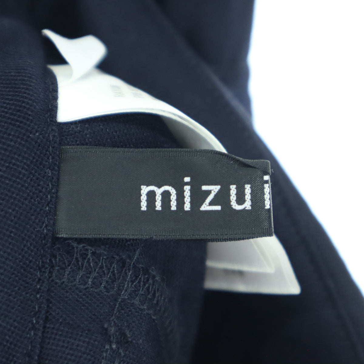 美品 mizuiro ind ミズイロインド 日本製 ロングパンツ 2 ブラック レディース