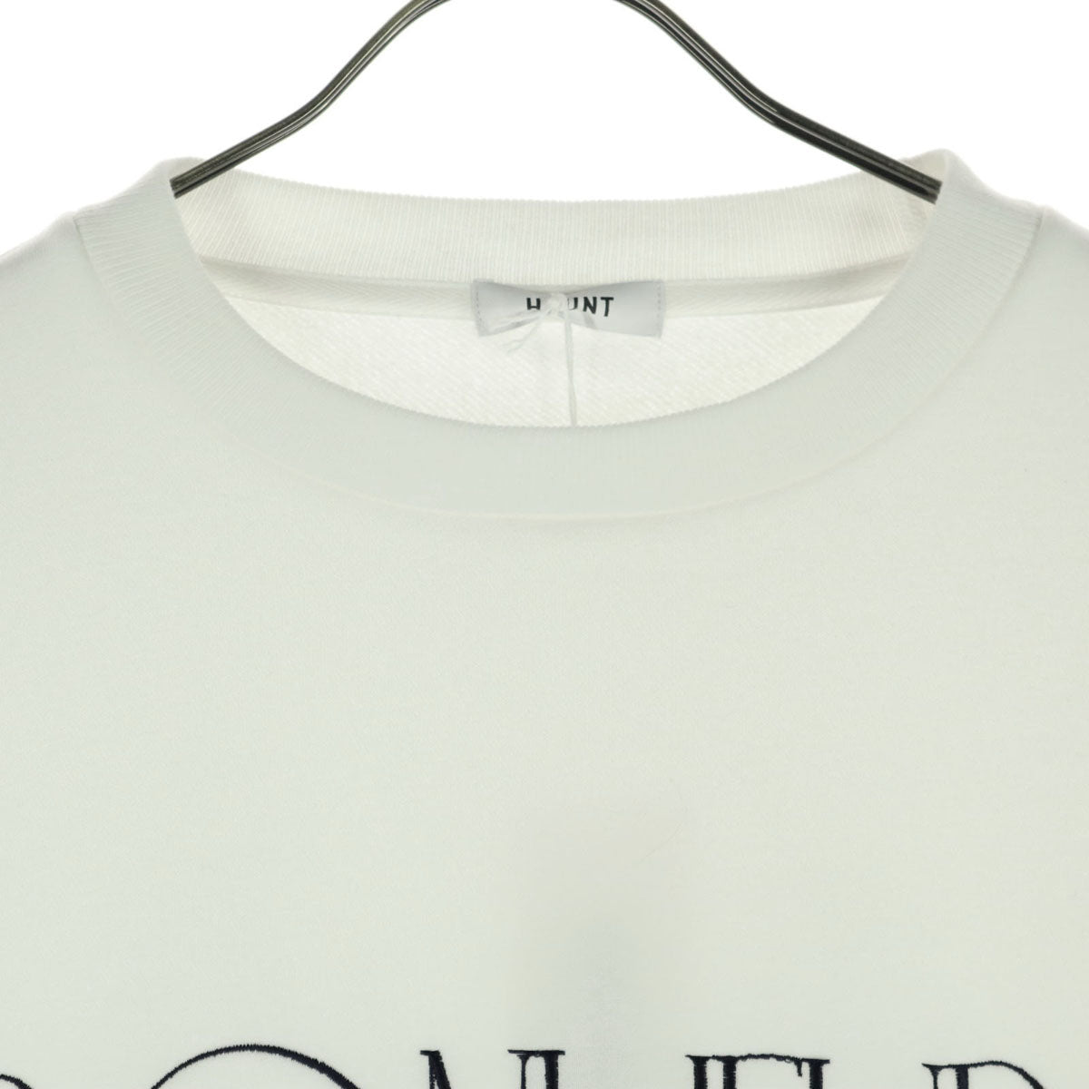 HAUNT ハウント 英字 長袖 トレーナー F ホワイト メンズ