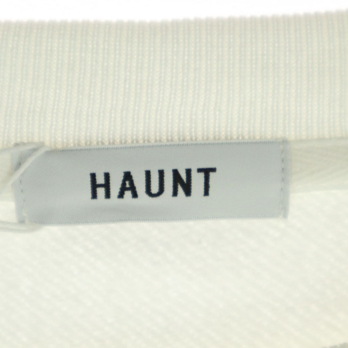 HAUNT ハウント 英字 長袖 トレーナー F ホワイト メンズ