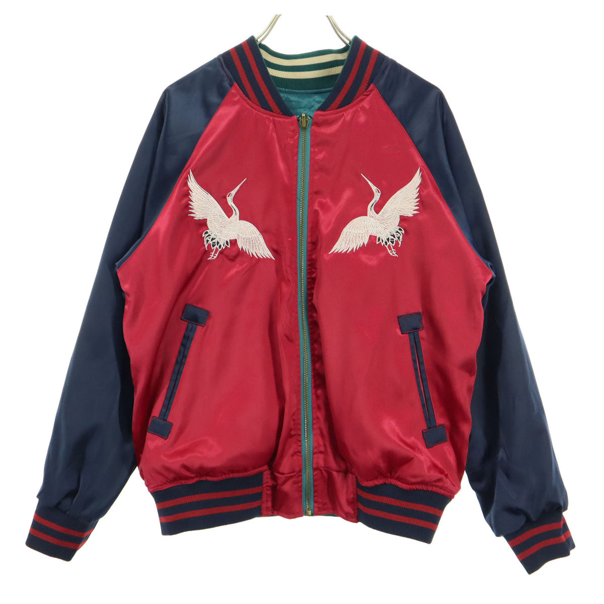 美品！mmtsリバーシブルスカジャンL ！ 美品！mmtsリバーシブルスカジャンL ！ 美品！mmtsリバーシブル