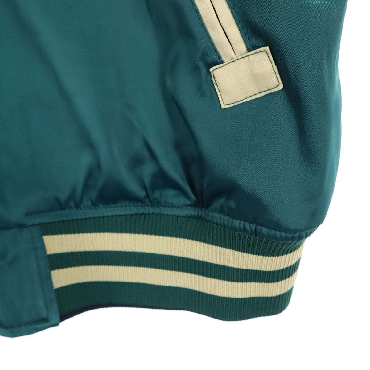 MIULIFE ミウライフ 刺繍 リバーシブル スカジャン L レッド メンズ