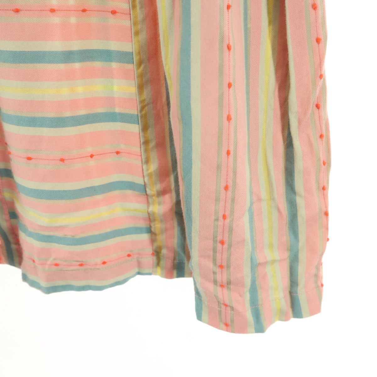 EmilyTemple cute エミリーテンプルキュート 日本製 ボーダー ストライプ 長袖 ワンピース ピンク系 レディース