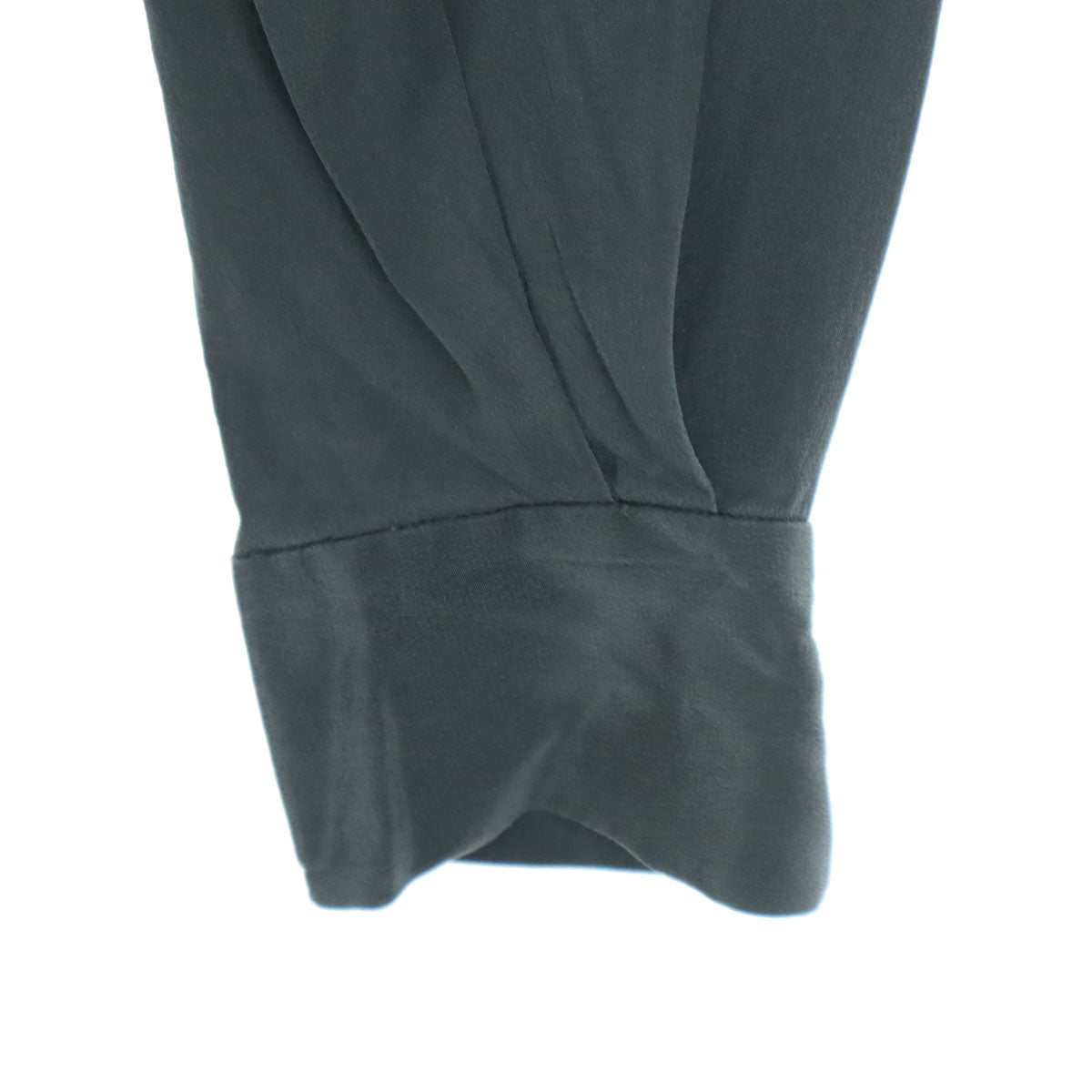 ANAYI アナイ 長袖 ブラウス 38 グレー ハーフボタン レディース