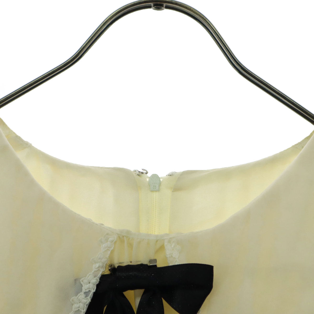 Angelic Pretty アンジェリックプリティ ほし柄 長袖 シアー 膝丈ワンピース アイボリー レース シースルー レディース