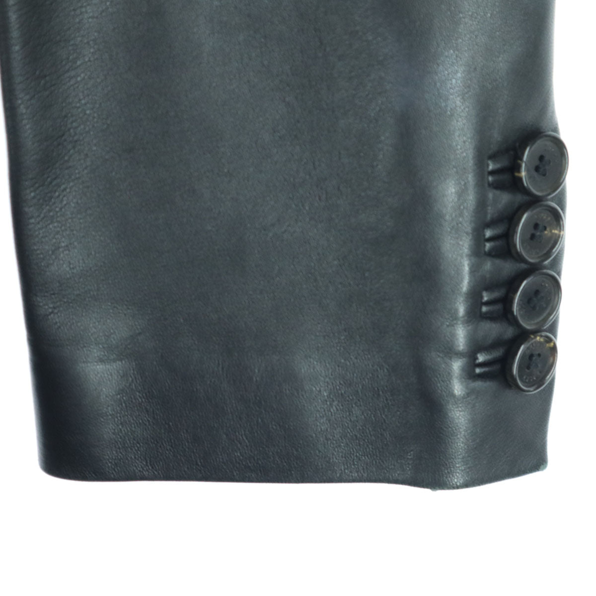 BALLY バリー イタリア製 長袖 レザージャケット 38 ブラック メンズ