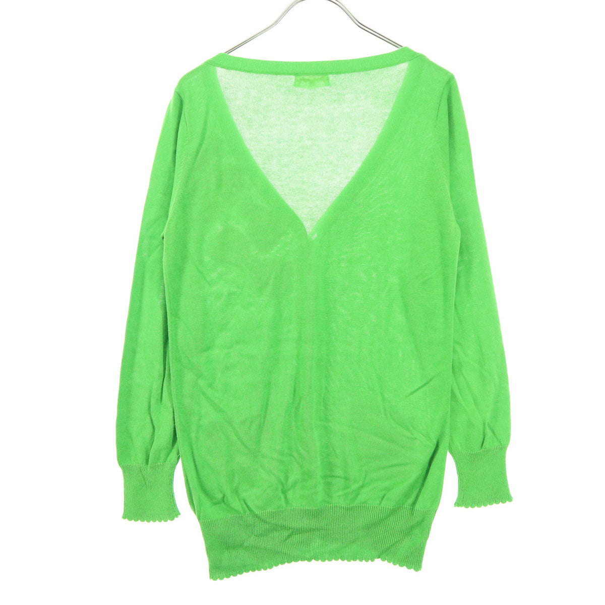 EmilyTemple cute エミリーテンプルキュート 長袖 ニットカーディガン グリーン リボン レディース