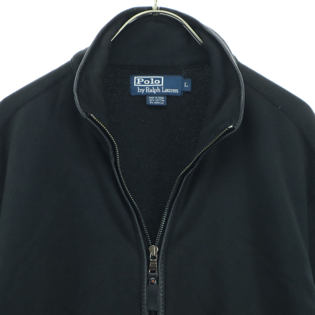 Polo by Ralph Lauren ポロバイラルフローレン 長袖 ジップジャケット L ブラック メンズ