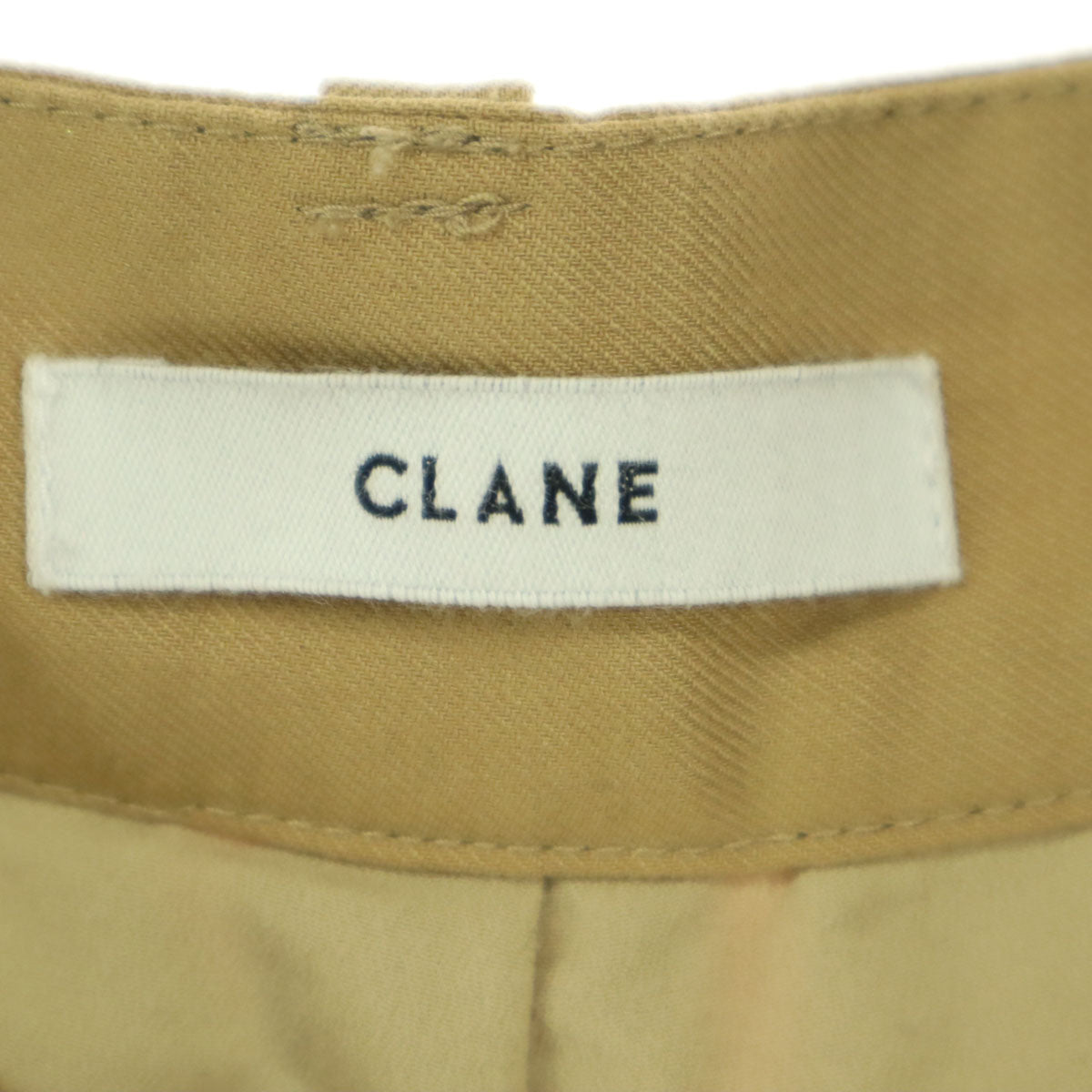 CLANE クラネ ロングパンツ 0 ブラウン レディース