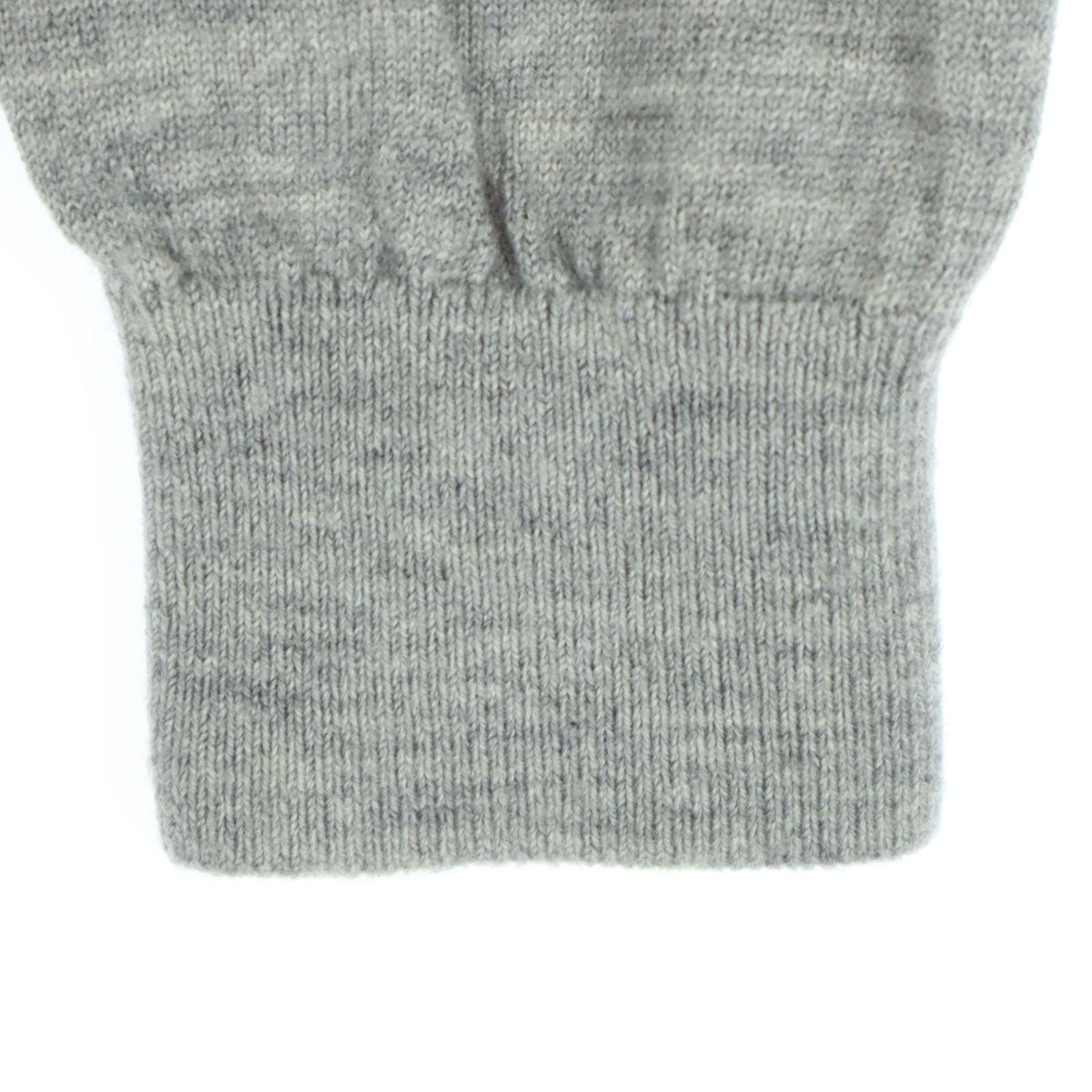 美品 MOON CASTLE ムーンキャッスル 長袖 ハイゲージ セーター L グレー メンズ