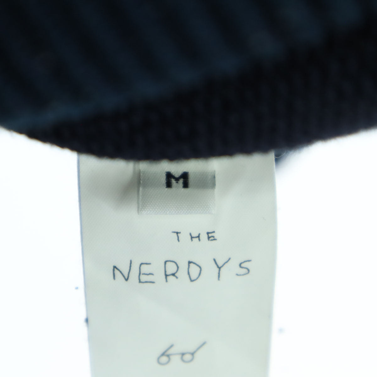 THE NERDYS ザナーディーズ 日本製 長袖 セーター M ネイビー メンズ