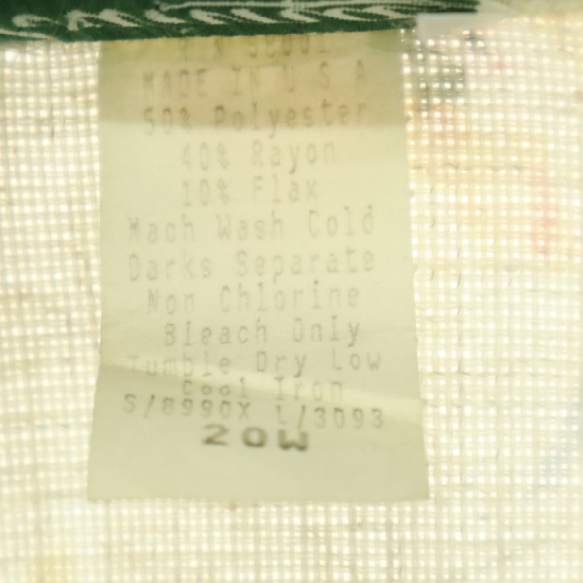 Joanna ジョアンナ 80s 90s オールド USA製 花柄 長袖 テーラードジャケット 20w ベージュ系 レディース