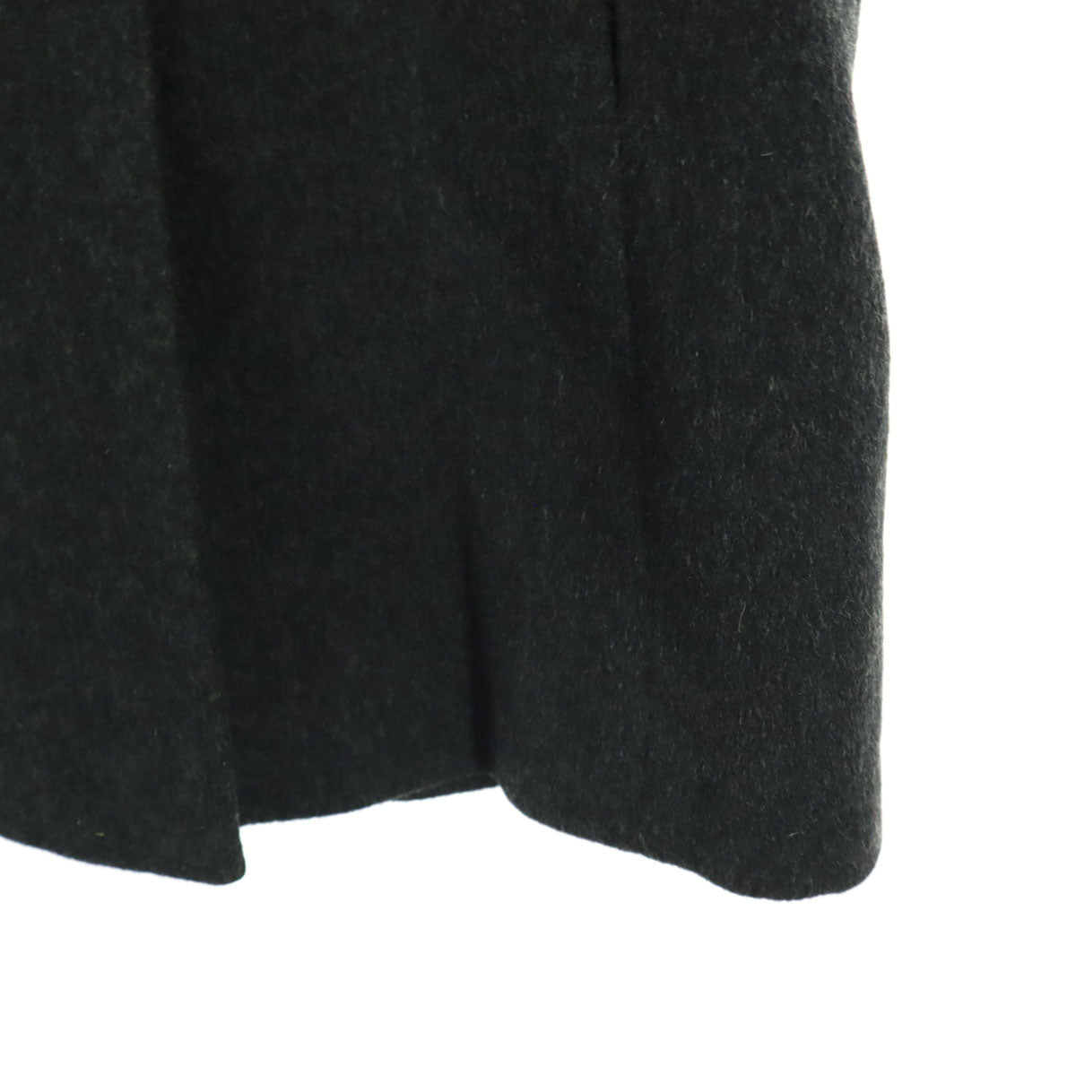 TOMORROWLAND トゥモローランド 日本製 長袖 カシミヤ コート ブラック レディース