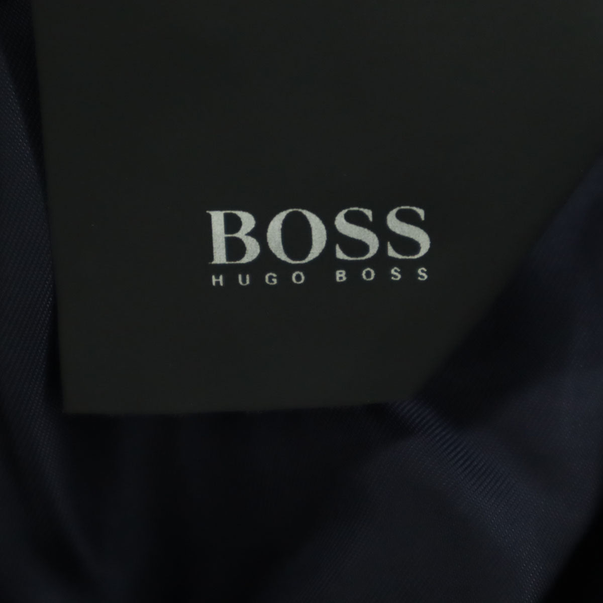 美品 HUGO BOSS ヒューゴボス 長袖 テーラードジャケット ネイビー メンズ