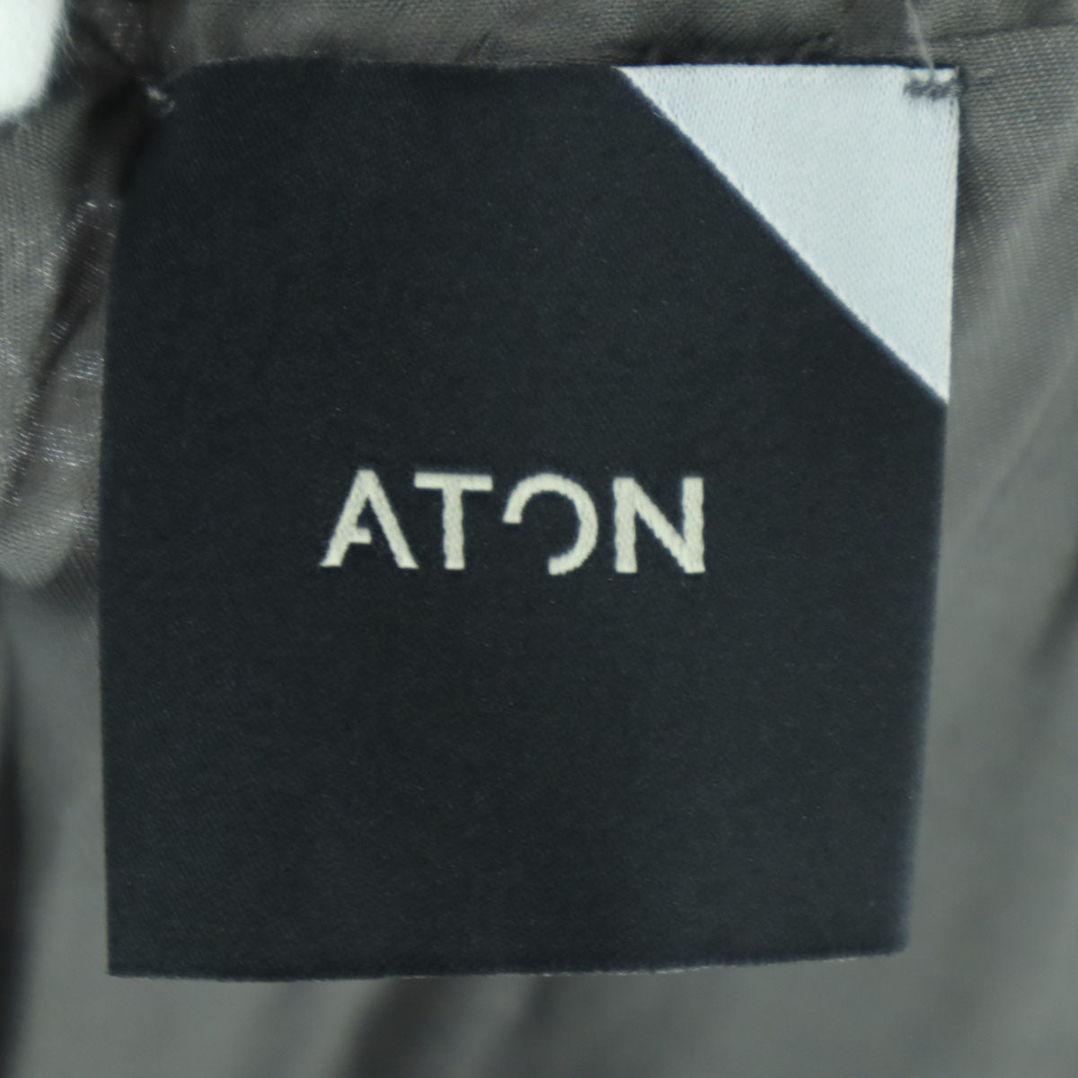 ATON エイトン 日本製 ロングスカート 2 グレー レディース