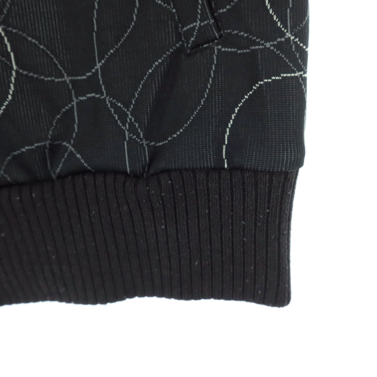 ONITSUKA TIGER オニツカタイガー 総柄 長袖 ジップジャケット L ブラック系 レディース