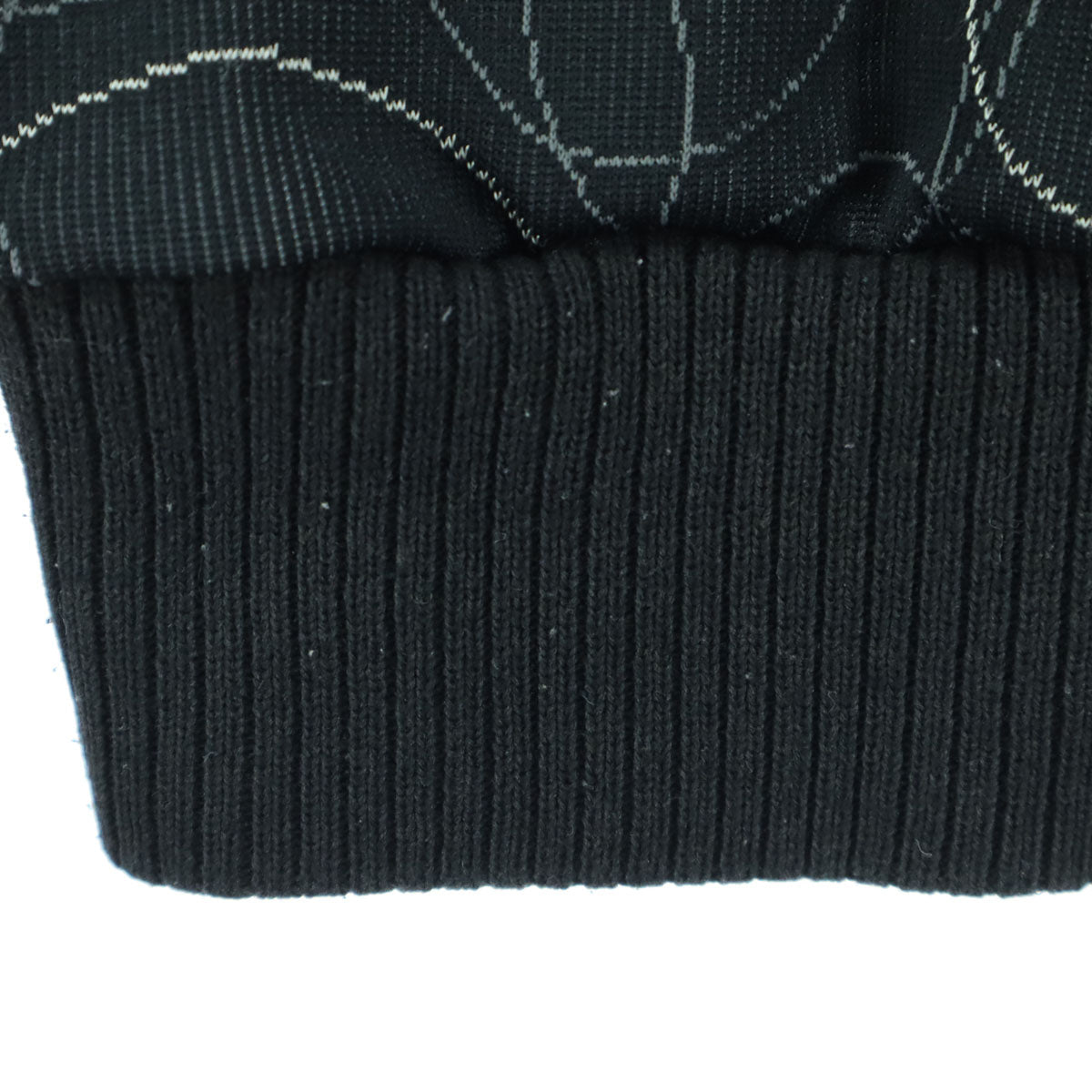 ONITSUKA TIGER オニツカタイガー 総柄 長袖 ジップジャケット L ブラック系 レディース