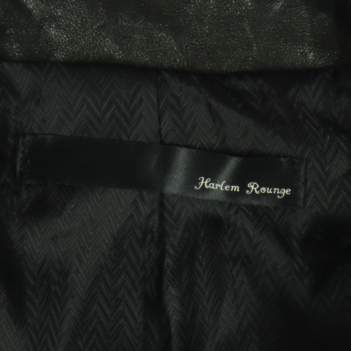 Harlem Rounge ハーレムラウンジ 長袖 ライダースジャケット M ブラウン系 レディース