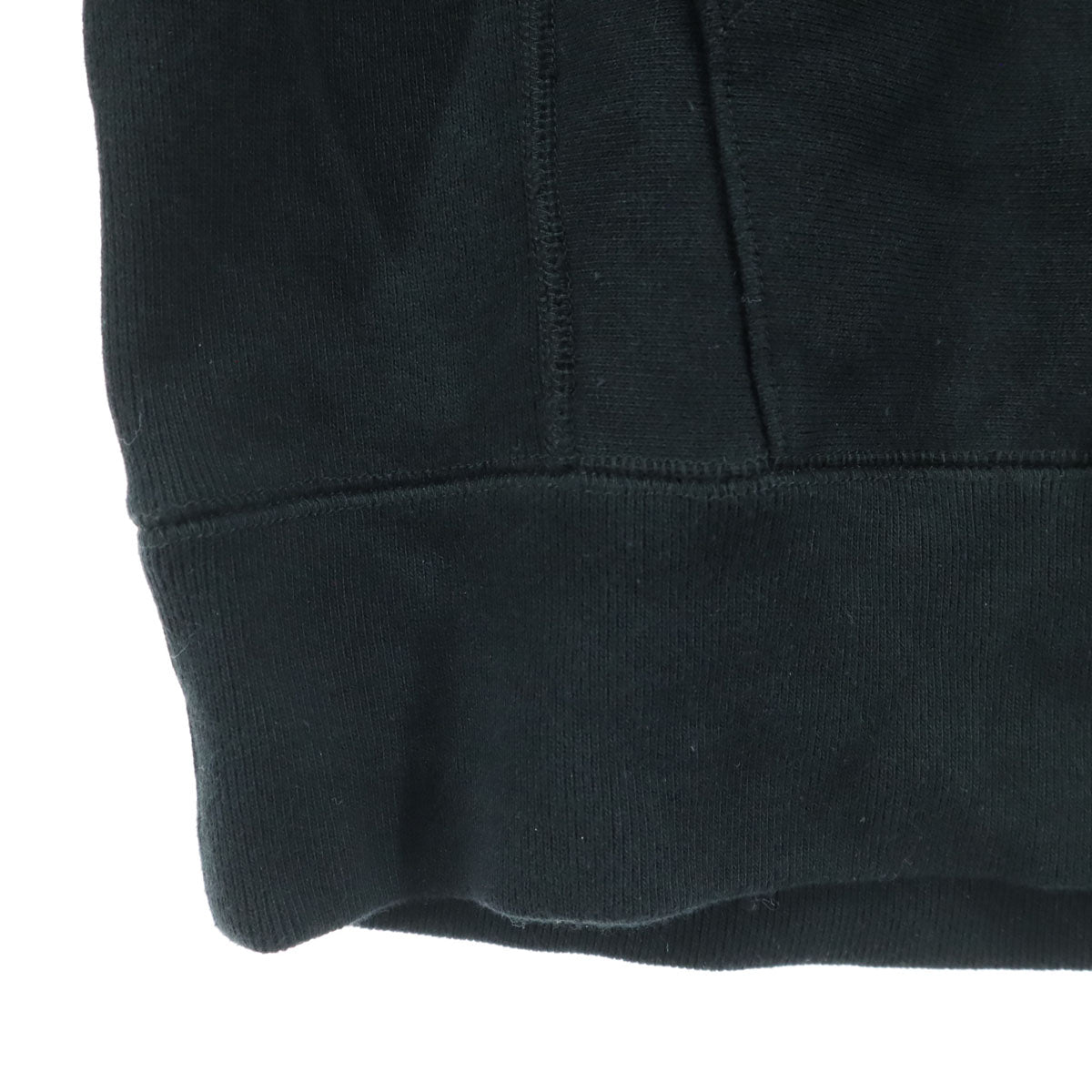 YELLO イエロ 日本製 裏起毛 英字 長袖 パーカー 3 ブラック メンズ