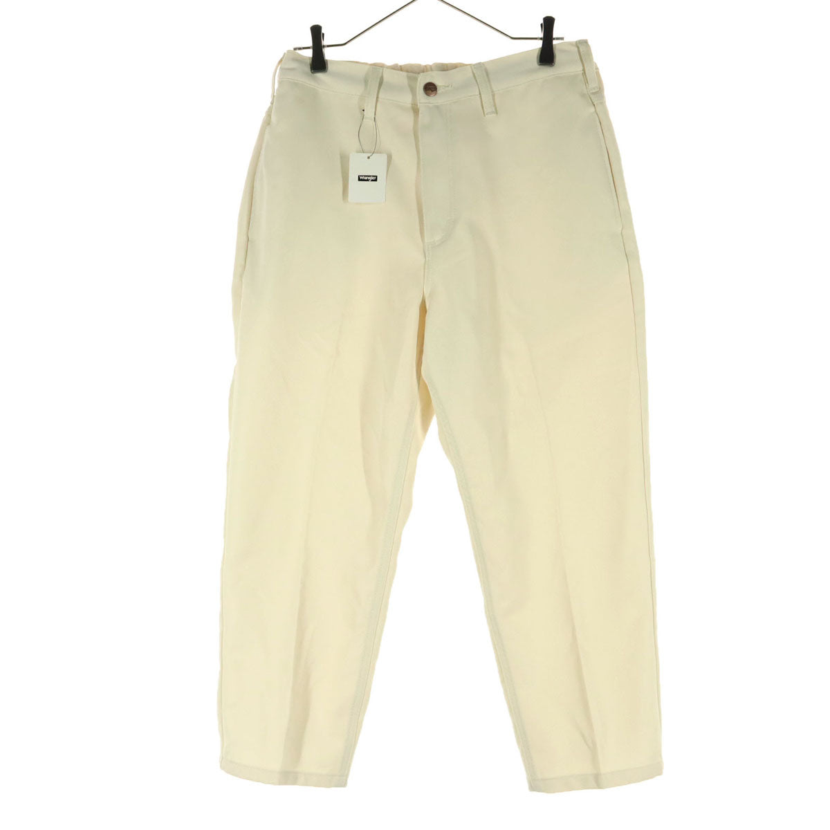 Wrangler ラングラー センタープレス テーパードパンツ L アイボリー ラッドパンツ メンズ