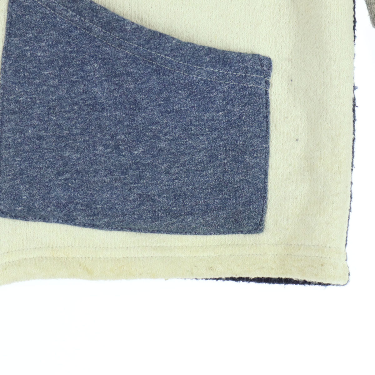 US RAGS ユーエスラグス USA製 長袖 ニットカーディガン M ブルー系 メンズ