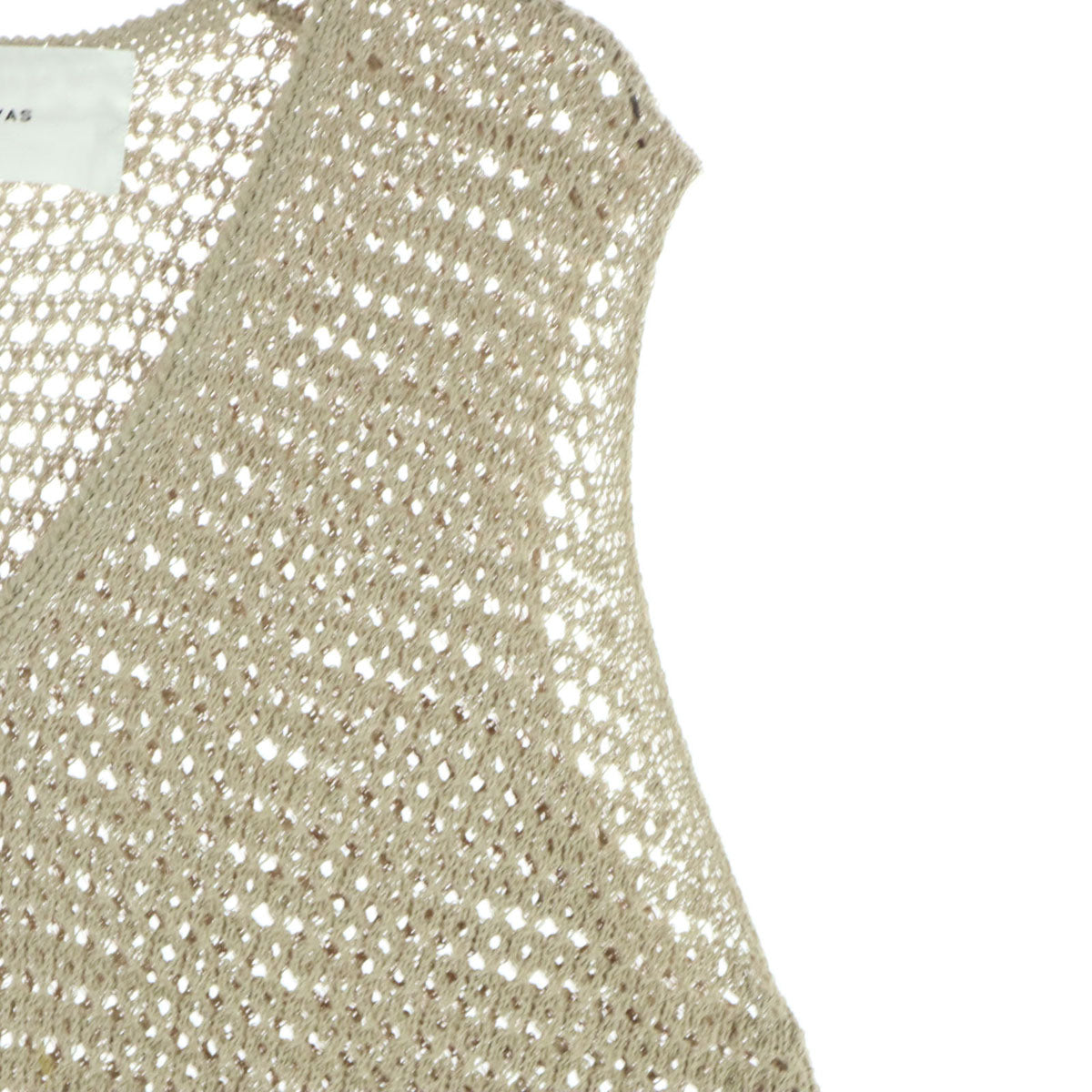 ADAWAS アダワス ノースリーブ ロングワンピース F ベージュ レディース