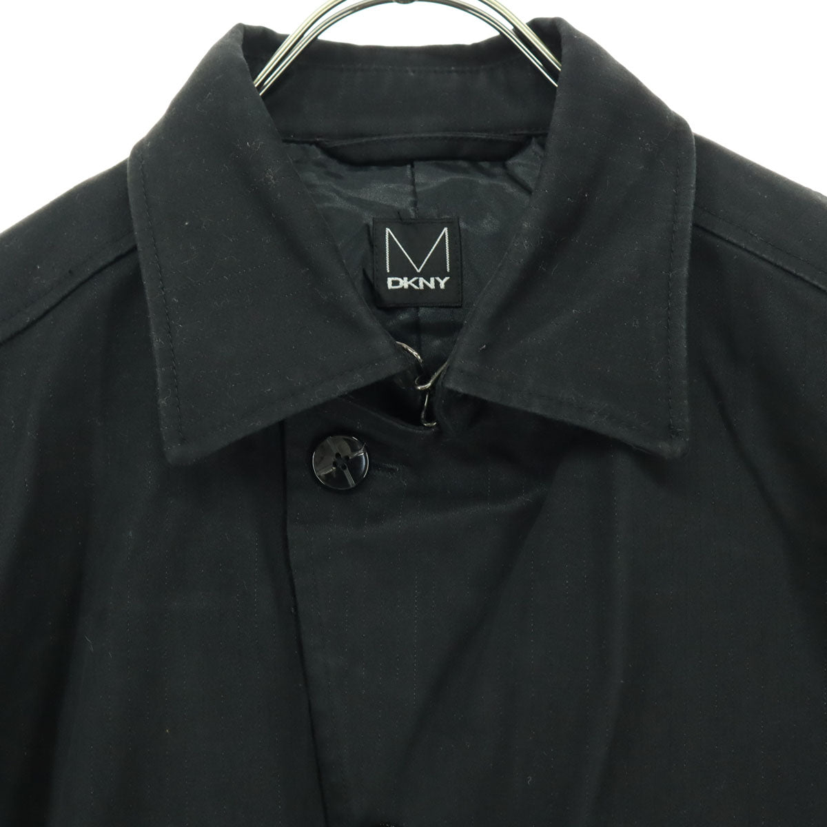 DKNY DONNA KARAN NEW YORK ダナキャランニューヨーク 長袖 コットンジャケット M ブラック メンズ