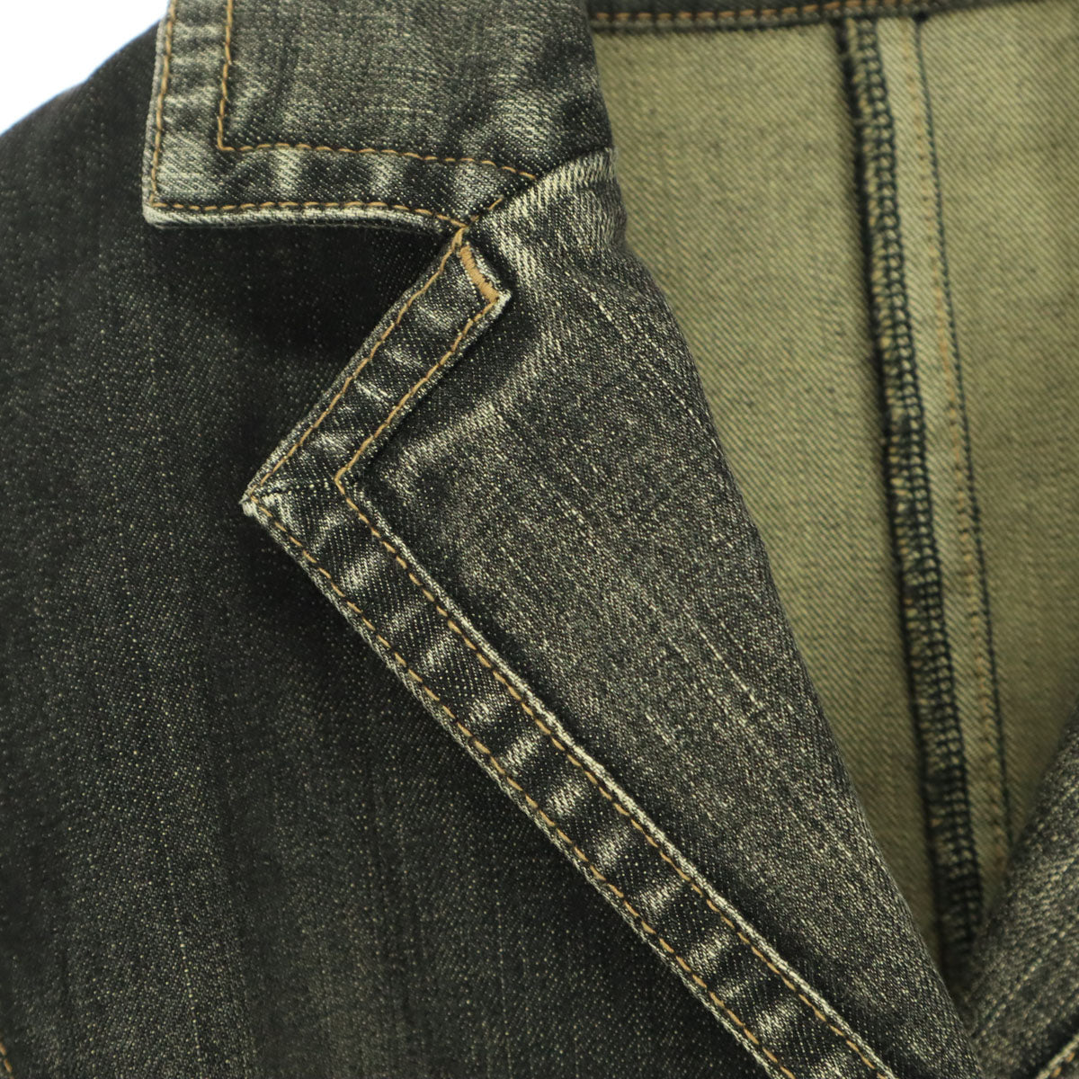 VIVIENNE TAM ヴィヴィアンタム 日本製 刺繍 長袖 デニムジャケット 0 グレー レディース