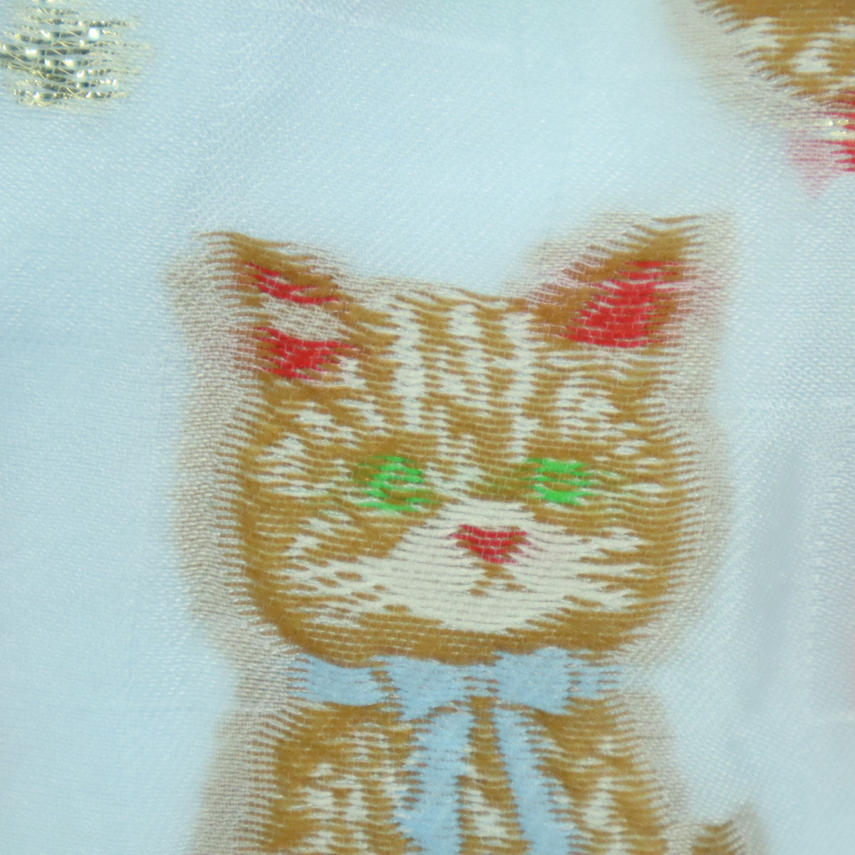 美品 yukiemon ユキエモン 日本製 総柄 ロング丈 スカート M ブルー レディース