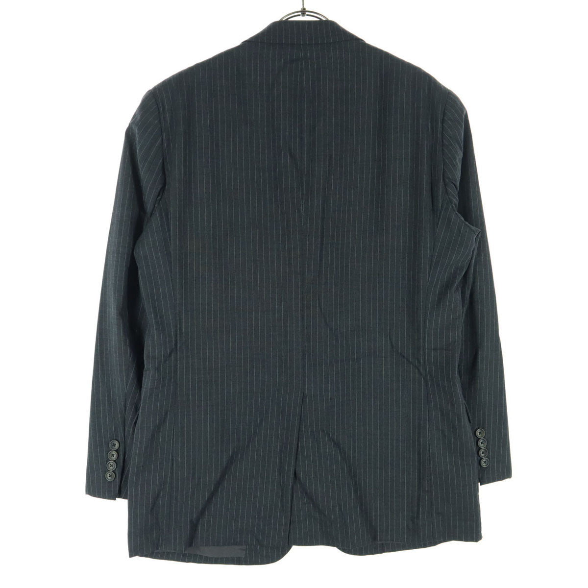 美品 Brooks Brothers ブルックスブラザーズ ストライプ柄 長袖 テーラードジャケット 39 グレー メンズ
