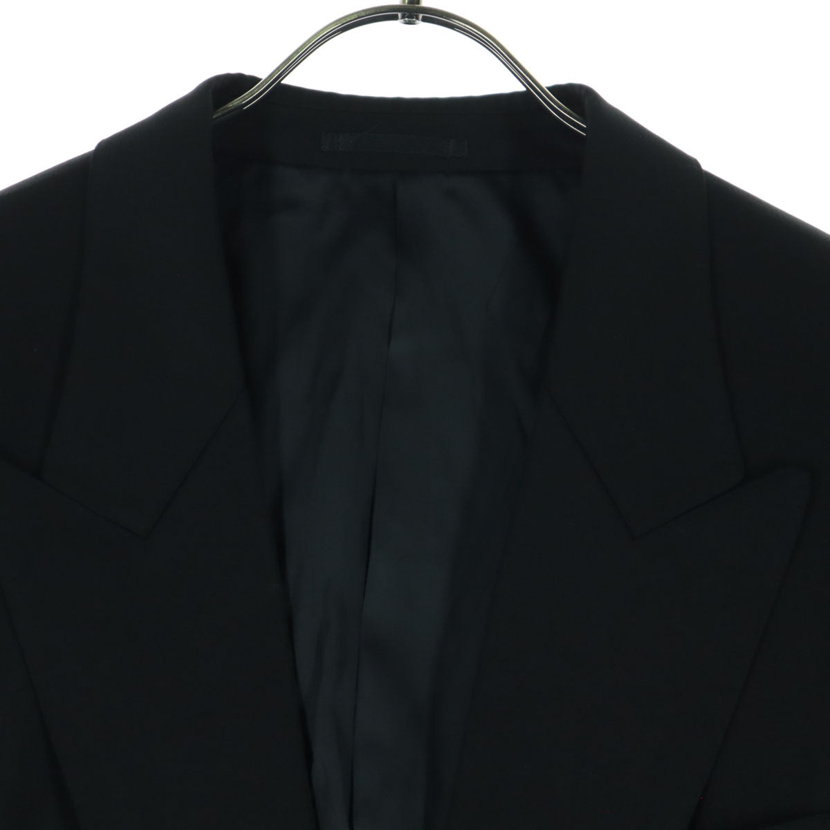 LANVIN classique ランバンクラシック 90s オールド 長袖 スーツジャケット R54-48 ブラック メンズ