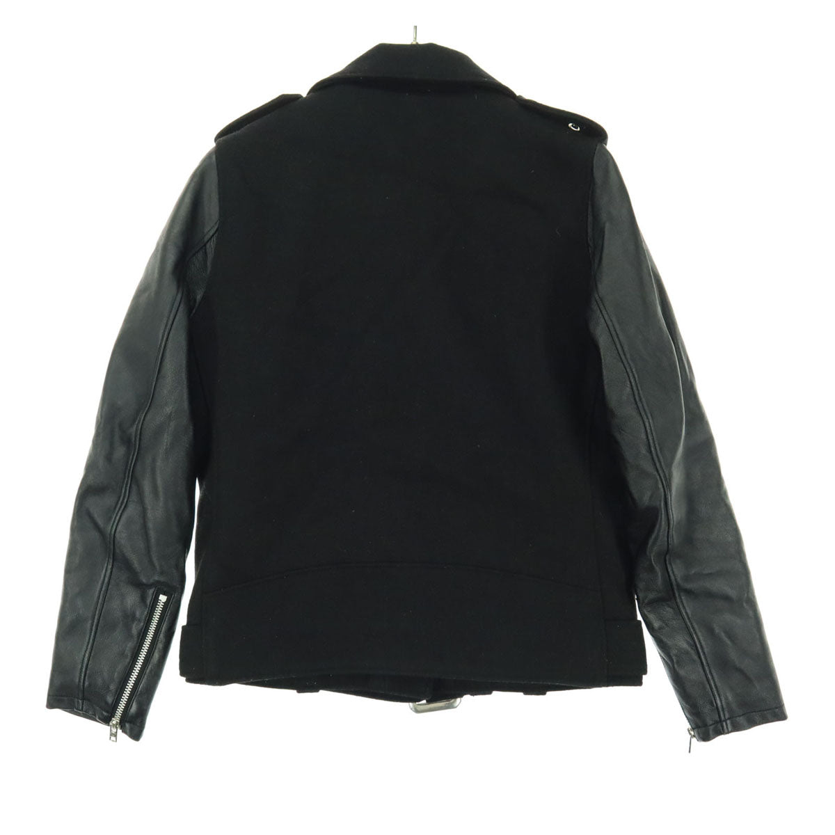 schott ショット 長袖 ライダースジャケット M ブラック 袖切替 羊革 レディース