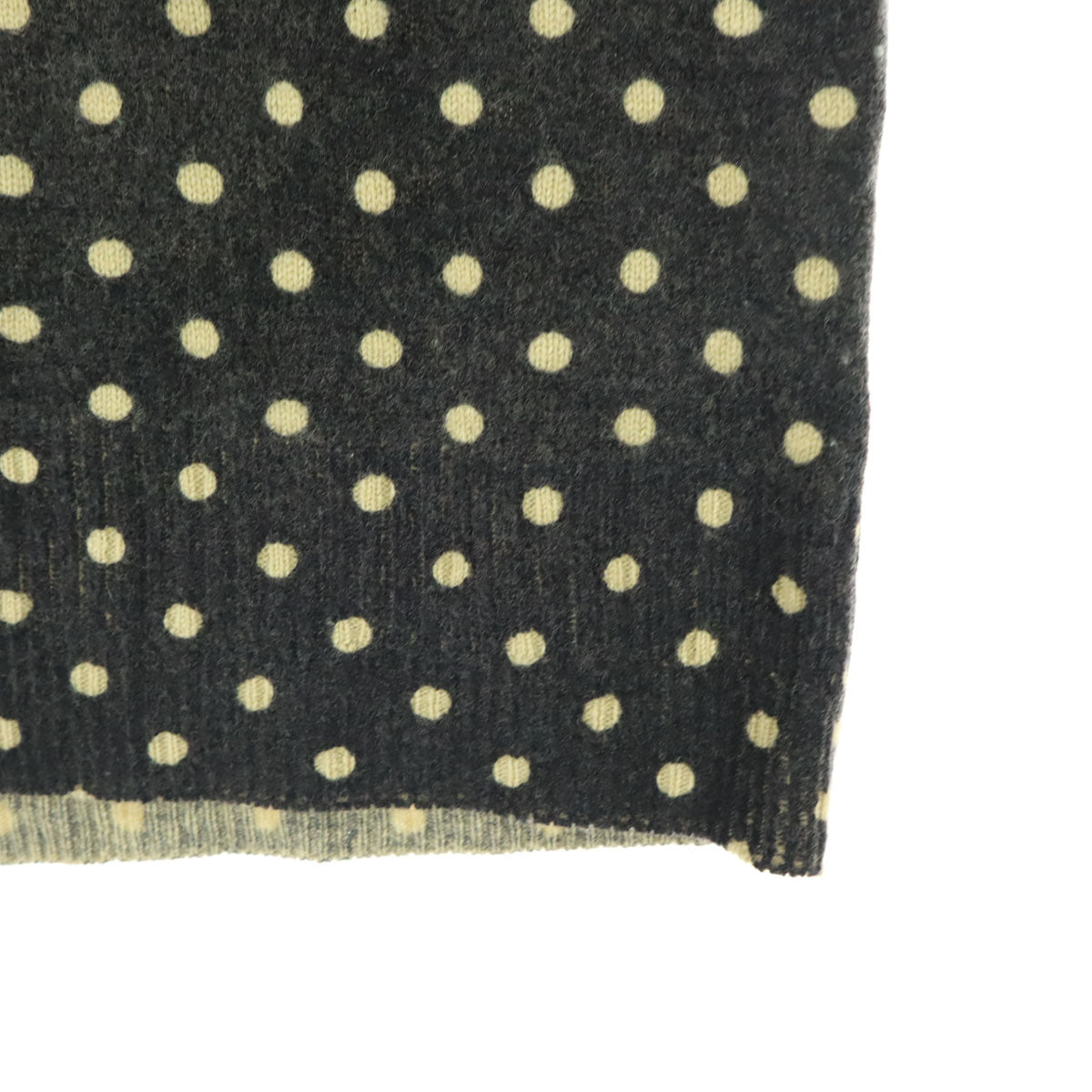 MUVEIL ミュベール ドット柄 長袖 カーディガン ブラウン系 レディース