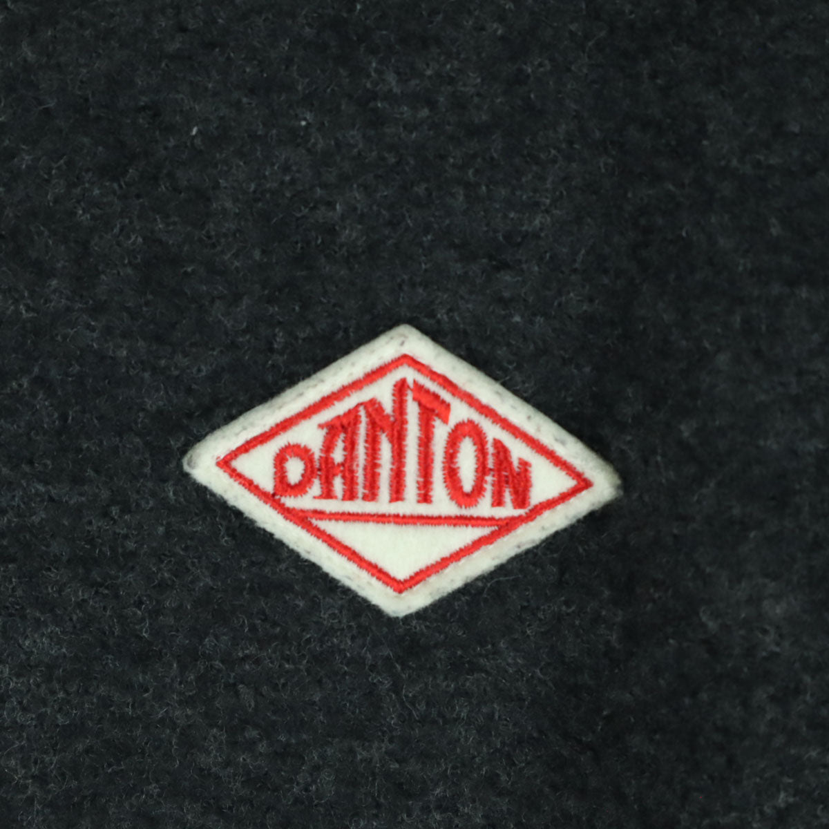 美品 Danton ダントン 日本製 ワッペン 長袖 ロングコート 34 ブラック メンズ