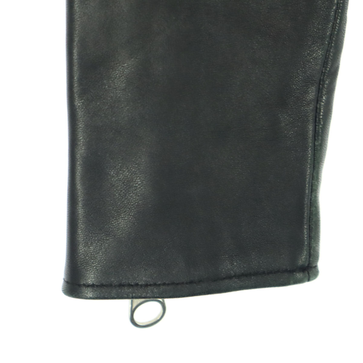 NINE ナイン 長袖 ダブルライダースジャケット F ブラック サイドレースアップ メンズ