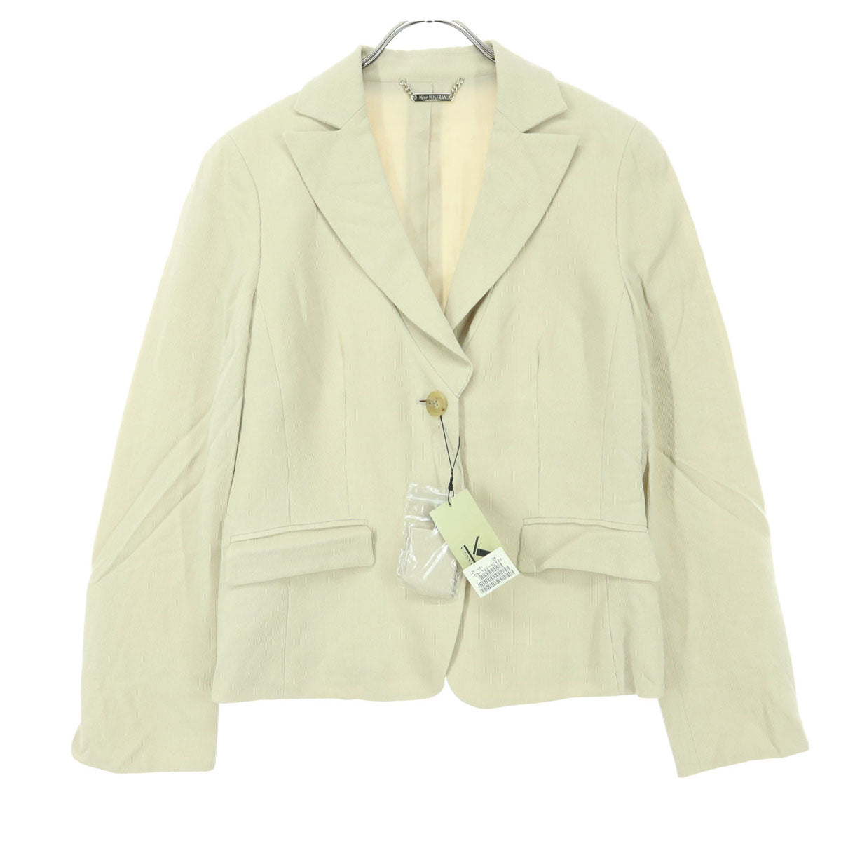 未使用 K of KURIZIA ケイオブクリツィア テーラードジャケット 40 ベージュ レディース