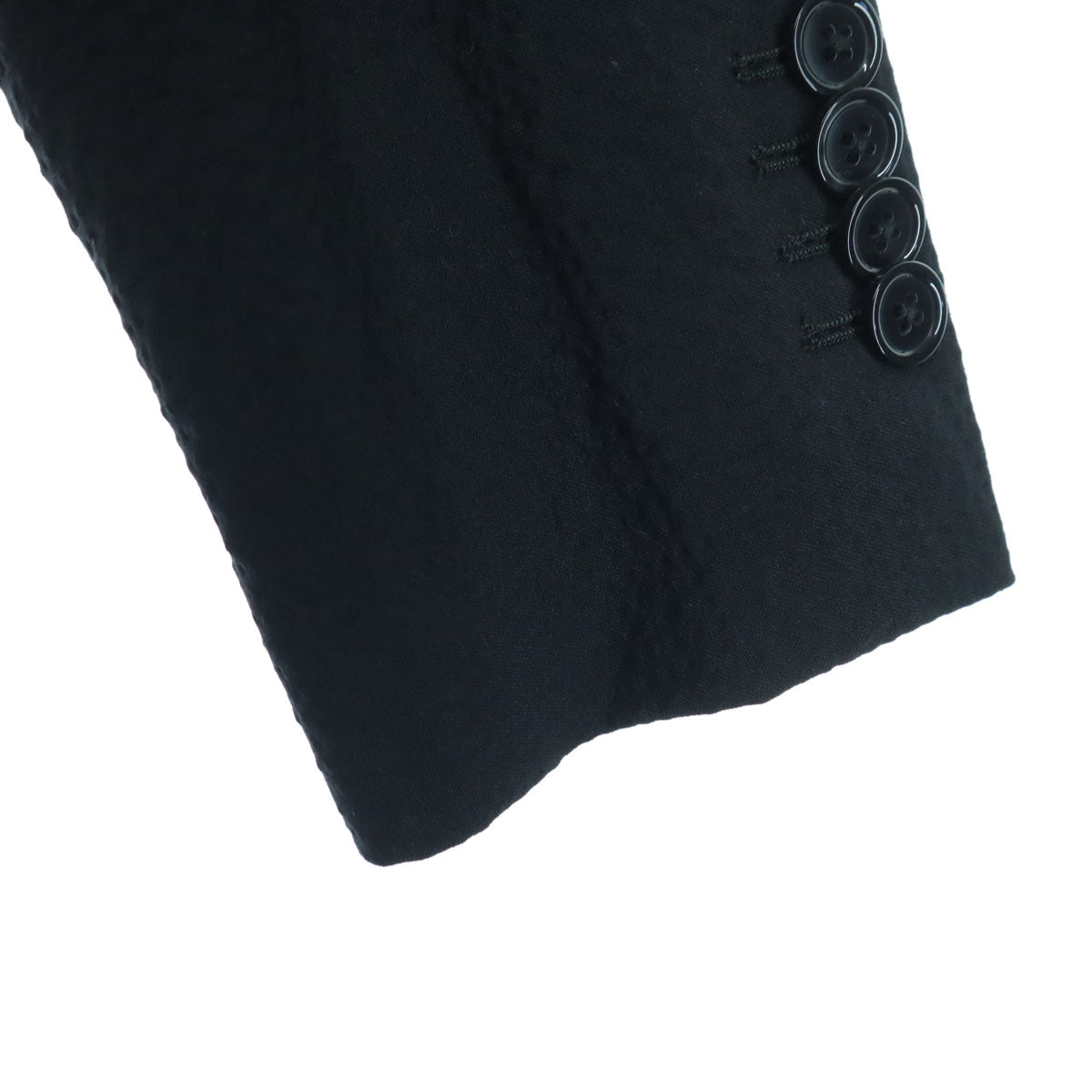 美品 LARDINI ラルディーニ イタリア製 長袖 テーラードジャケット 46 ブラック メンズ