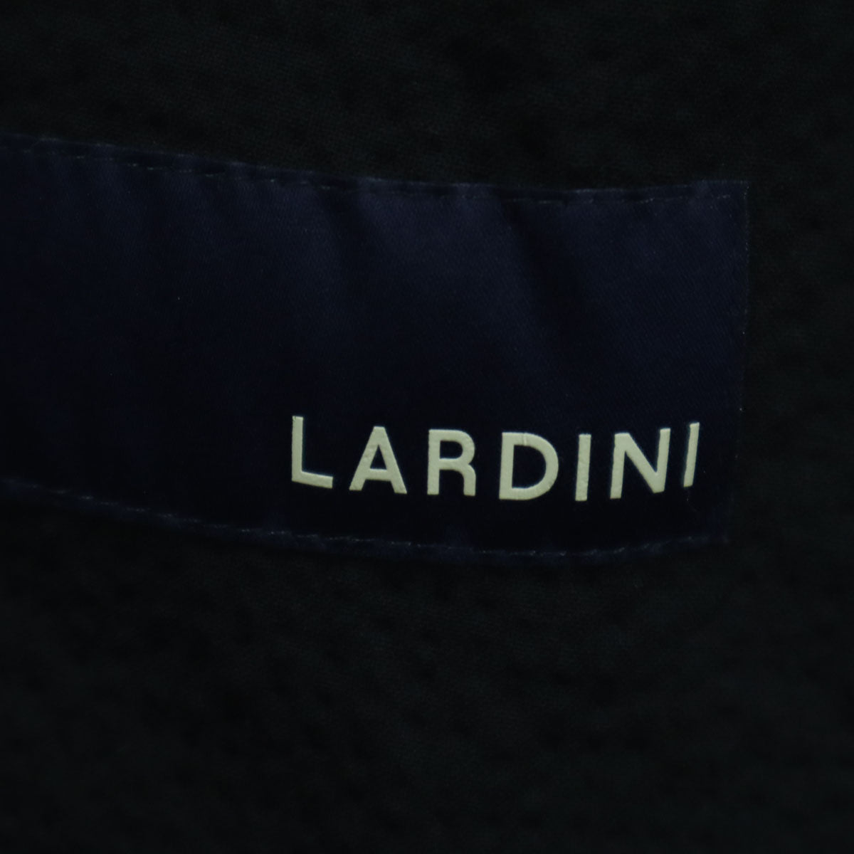 美品 LARDINI ラルディーニ イタリア製 長袖 テーラードジャケット 46 ブラック メンズ