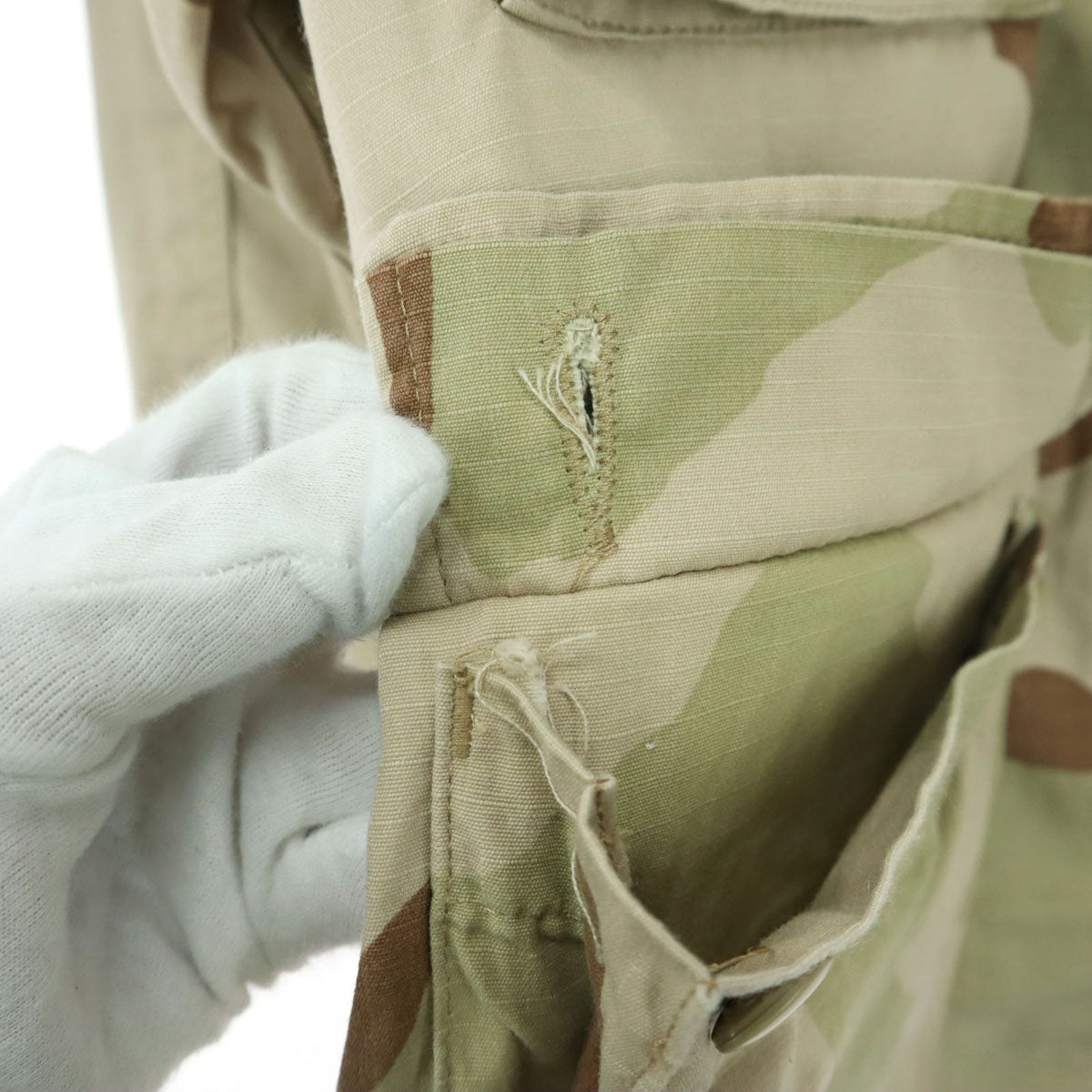 DJMANUFACTURING 90s オールド デザートカモ 長袖 M-65 ミリタリージャケット S ベージュ メンズ