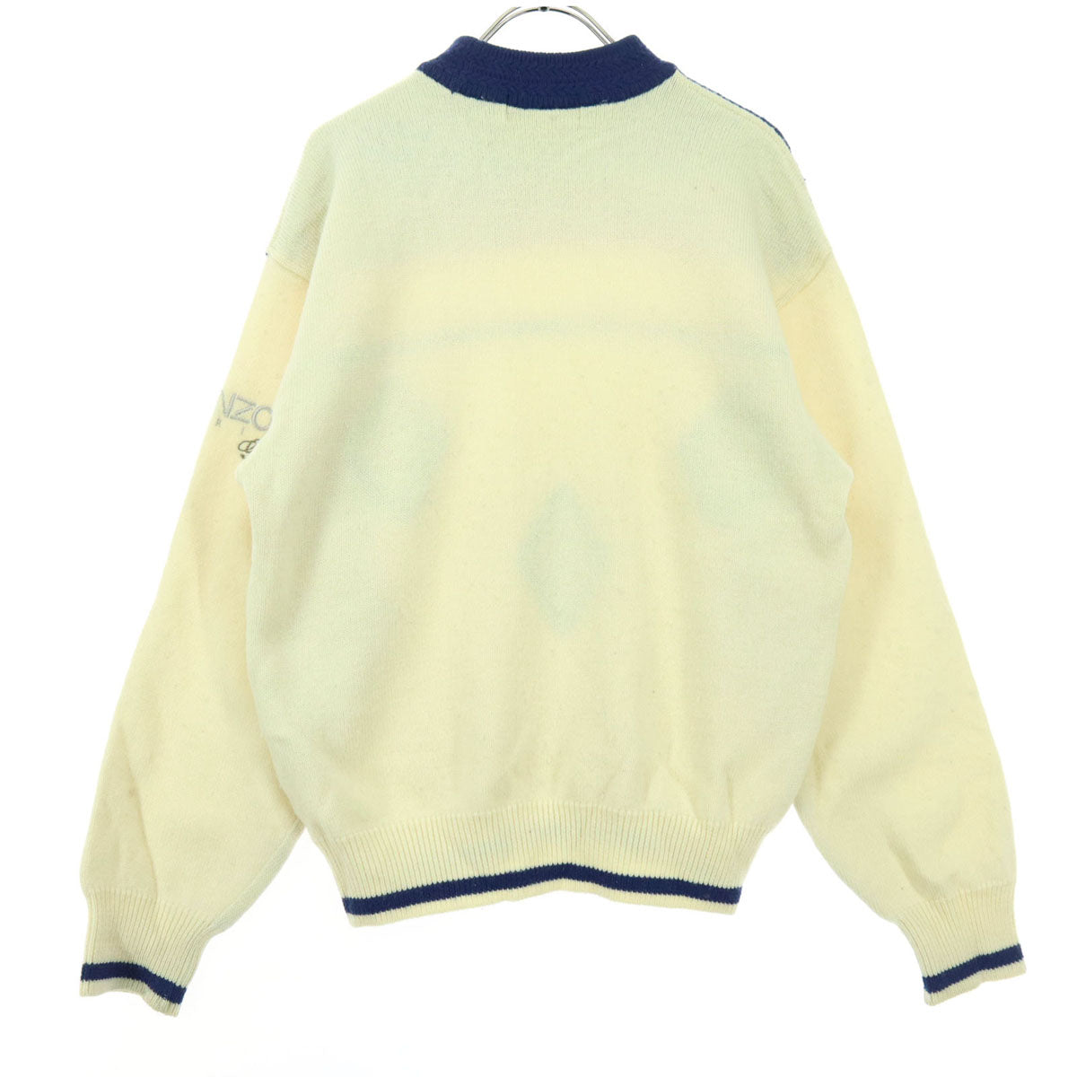 KENZO GOLF ケンゾーゴルフ 90s オールド 長袖 ニット 1 アイボリー メンズ