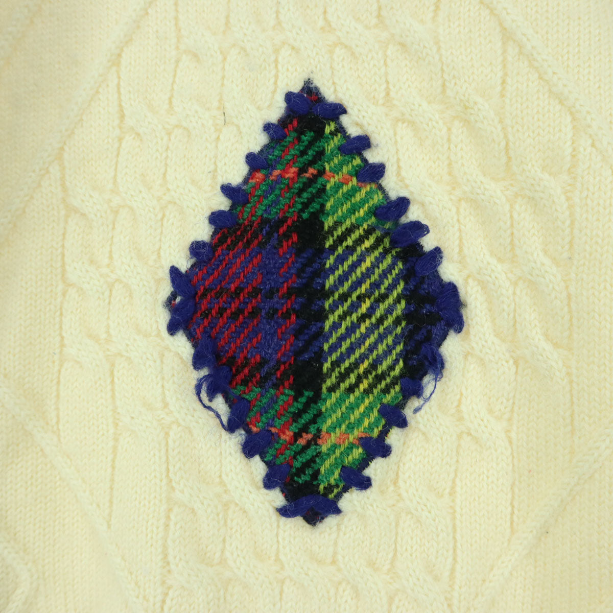 KENZO GOLF ケンゾーゴルフ 90s オールド 長袖 ニット 1 アイボリー メンズ